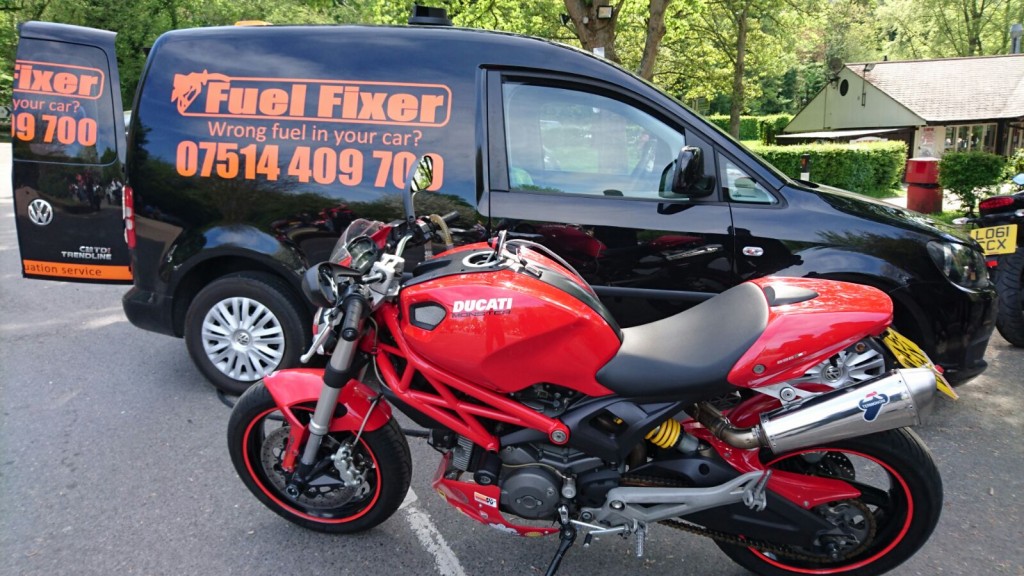 Fuel Drain on a Ducati